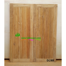 ประตูไม้สักบานเดี่ยว รหัส D288
